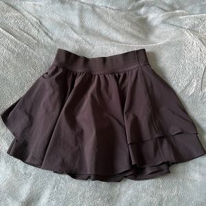 black lulu lemon tennis skirt never worn